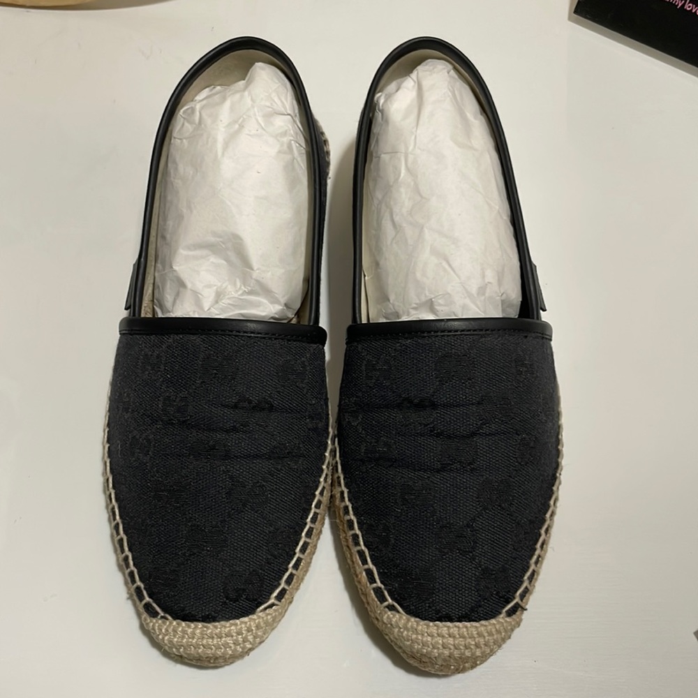 Gucci Piombo Nero Espadrilles